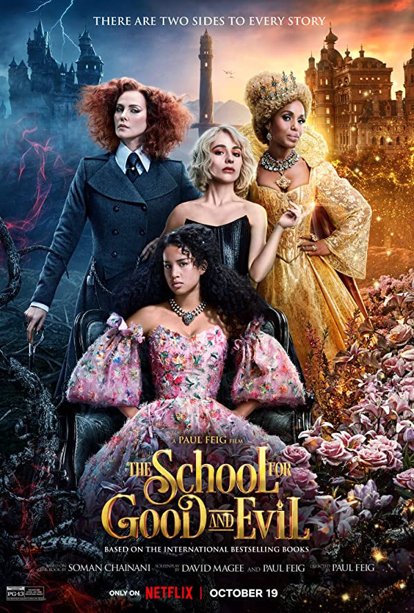 پوستر فیلم The School for Good and Evil 2022 | مدرسه خیر و شر - سینماچی