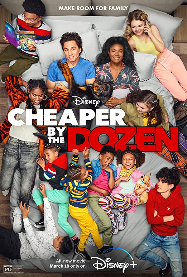 پوستر فیلم Cheaper by the Dozen 2022 | دوجینش ارزان‌تر است - سینماچی