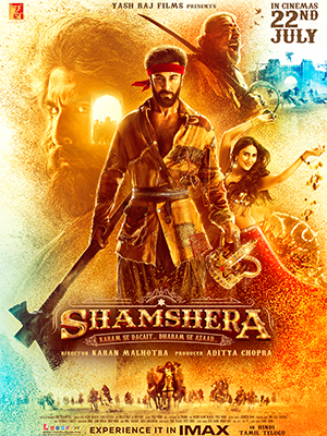 پوستر اصلی فیلم Shamshera 2022