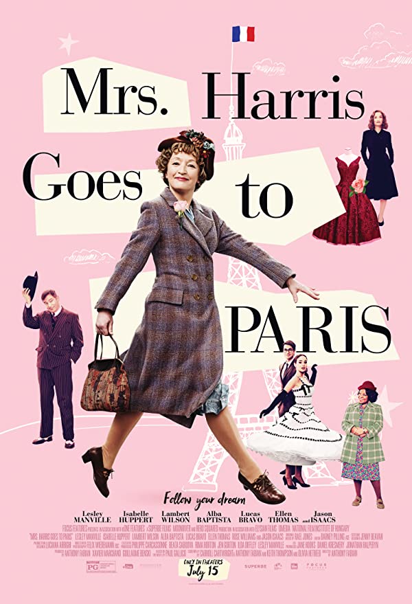 پوستر Mrs Harris Goes to Paris 2022 | خانم هریس به پاریس می رود - سینماچی