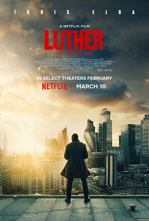 پوستر اصلی فیلم Luther: The Fallen Sun 2023 | لوتر: سقوط خورشید