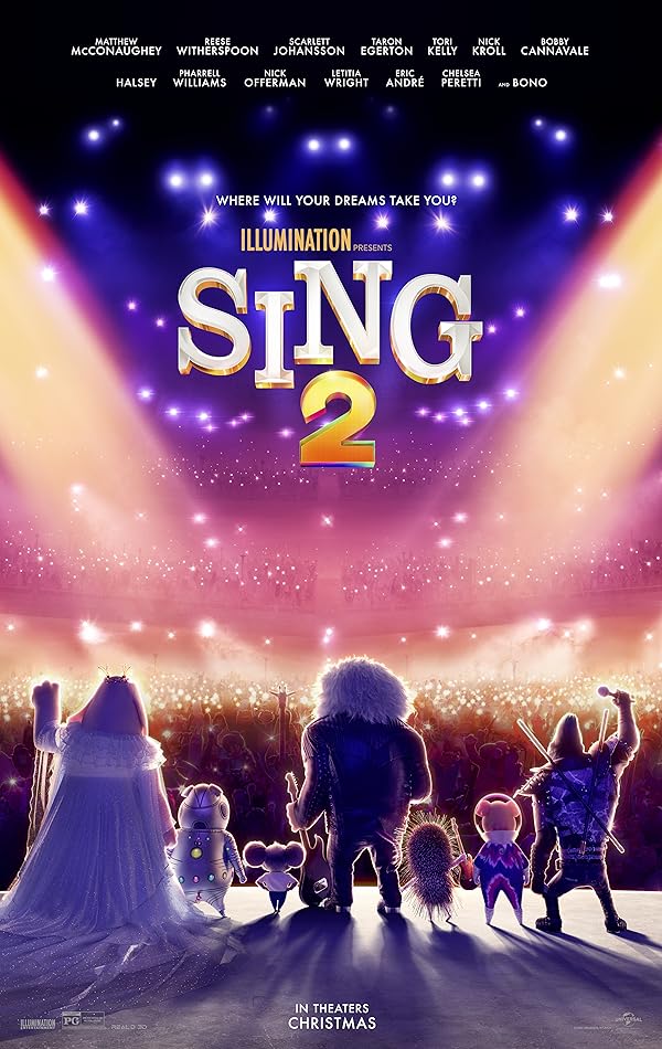 دانلود انیمیشن Sing 2 2021 | بخوان 2 - پوستر