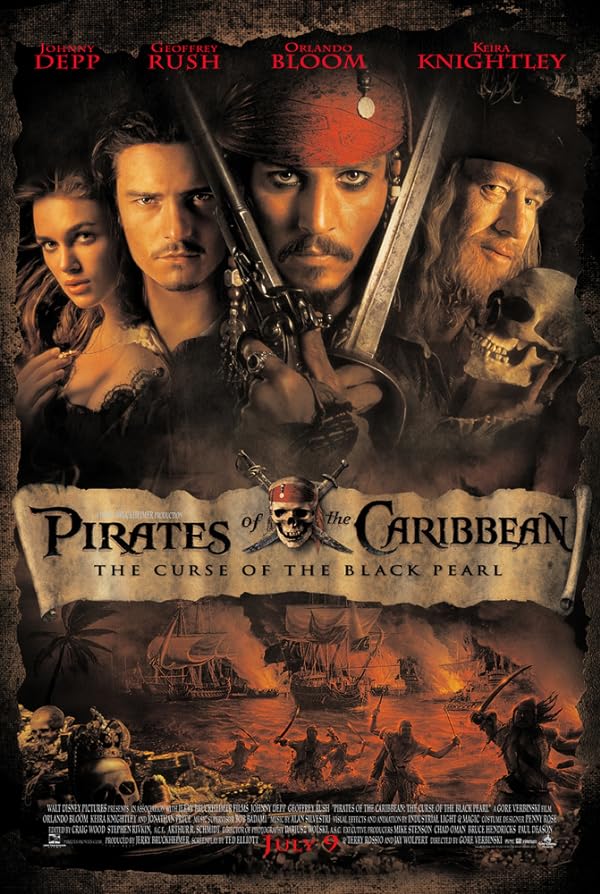 فیلم Pirates of the Caribbean : The Curse of the Black Pearl 2003 | دزدان دریایی کارائیب: طلسم مروارید سیاه