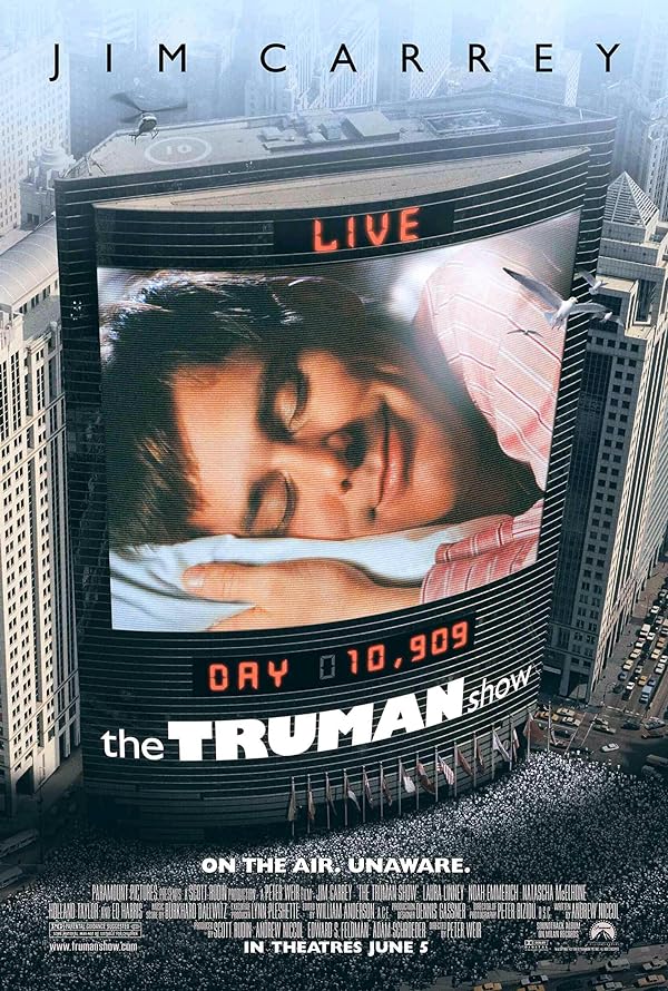 پوستر فیلم The Truman Show 1998 | نمایش ترومن - سینماچی