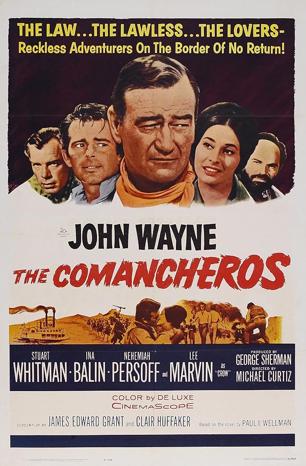 پوستر فیلم The Comancheros 1961 | کومانچروس ها - سینماچی