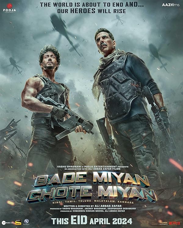 پوستر فیلم Bade Miyan Chote Miyan 2024 | آقای بزرگ آقای کوچک - سینماچی