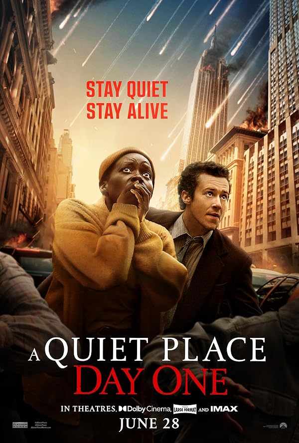 پوستر فیلم A Quiet Place: Day One 2024 | یک مکان ساکت: روز اول - سینماچی