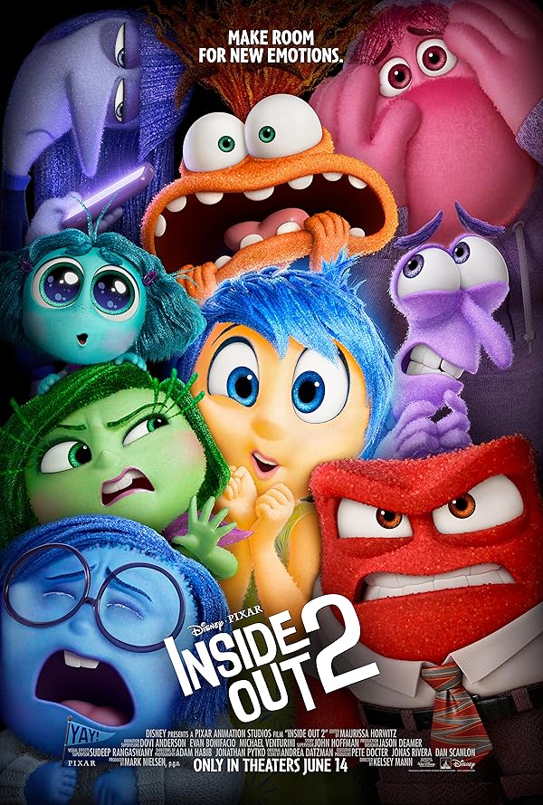 پوستر انیمیشن Inside Out 2 2024 | درون و بیرون 2 - سینماچی