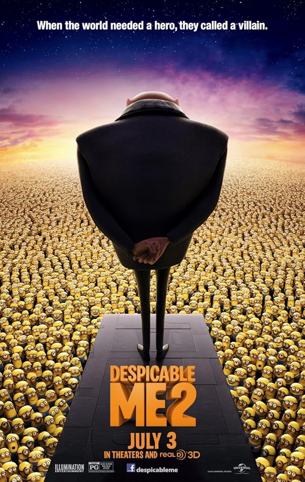 پوستر انیمیشن Despicable Me 2 2013 | من نفرت انگیز 2 - سینماچی