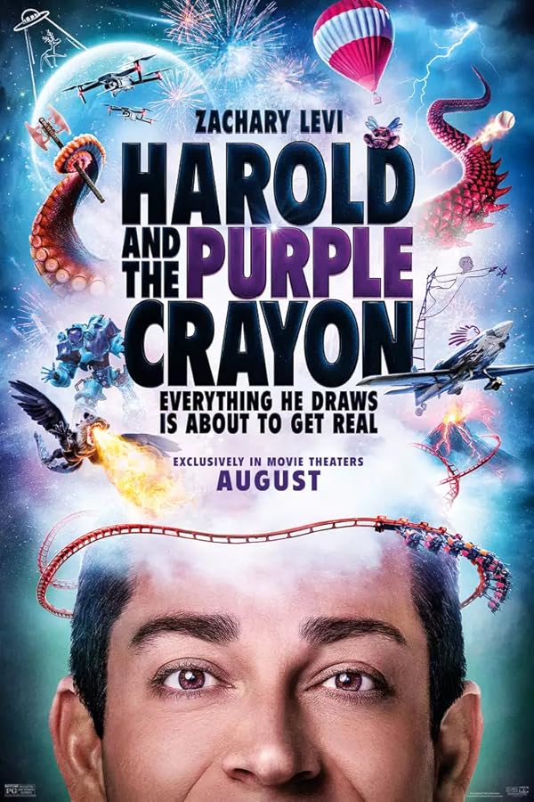 فیلم Harold and the Purple Crayon 2024 | هارولد و مداد شمعی بنفش